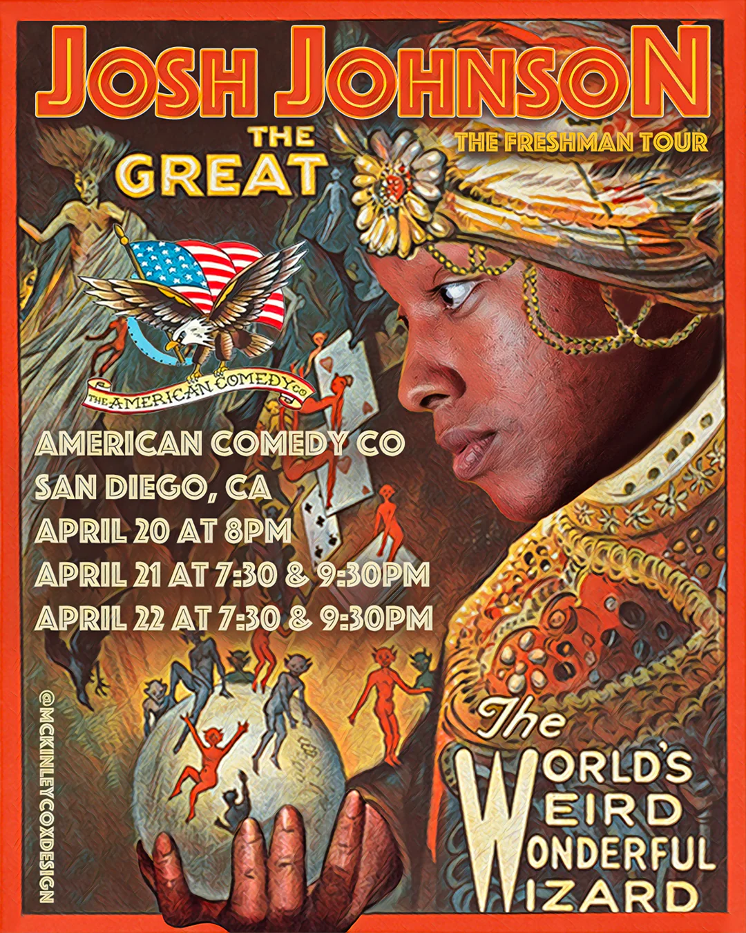 Josh Johnson 2026 concert poster